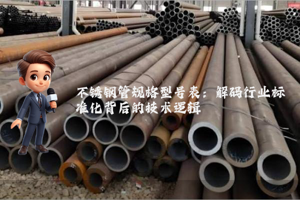 不锈钢管规格型号表:解码行业标准化背后的技术逻辑