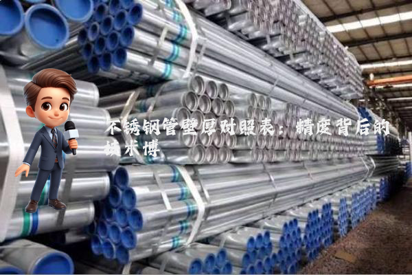 不锈钢管壁厚对照表：精度背后的技术博弈